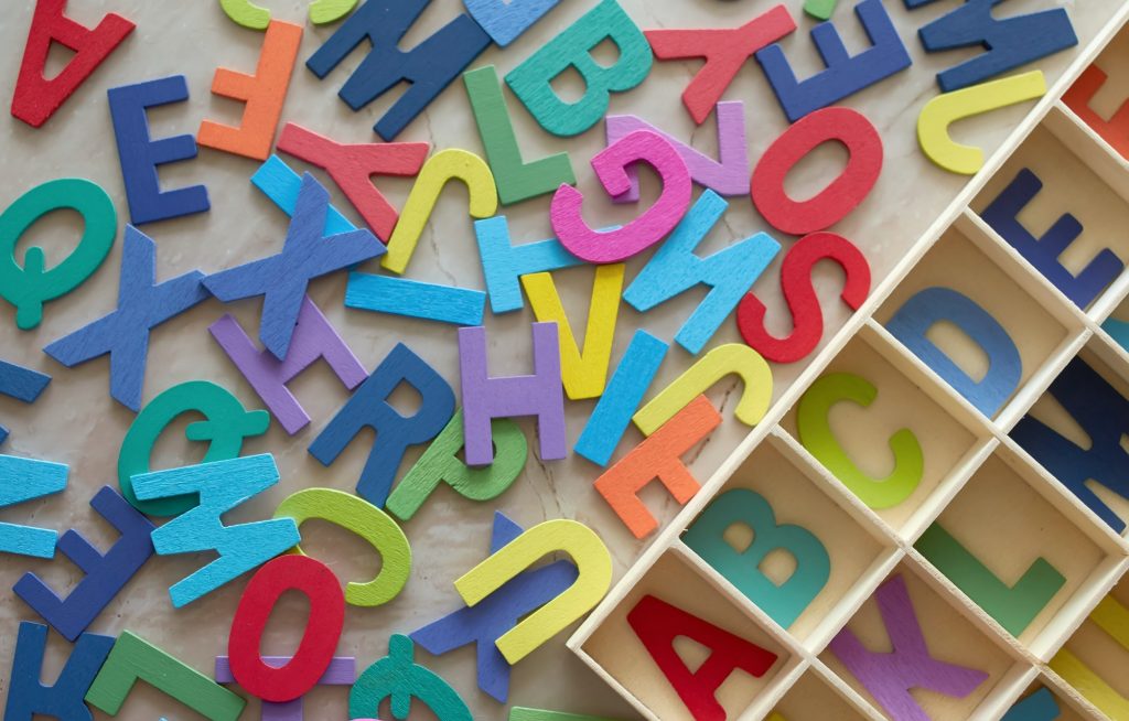The Colorful Wooden Alphabet Toy