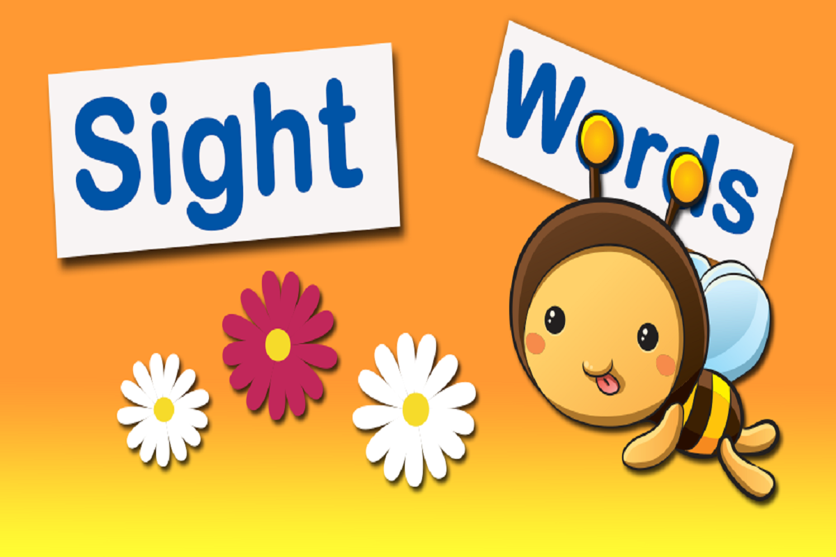 sight words tiếng Anh cho trẻ em mẫu giáo